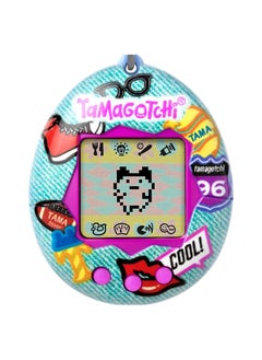 Tamagotchi Tamagotchi Electronic Digital Keychain Original Denim Patches  - Image 2