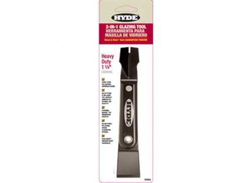 Hyde 2950 Black & Silver 2-In-1 Glazing Tool - Image 3