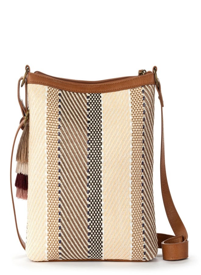 Sakroots Banyan Basic Crossbody - Lightweight Everyday Bag with Adjustable Strap, Zipper Closure & Multiple Pockets for Travel or Casual Use - Tobacco Batik Woven - Image 5