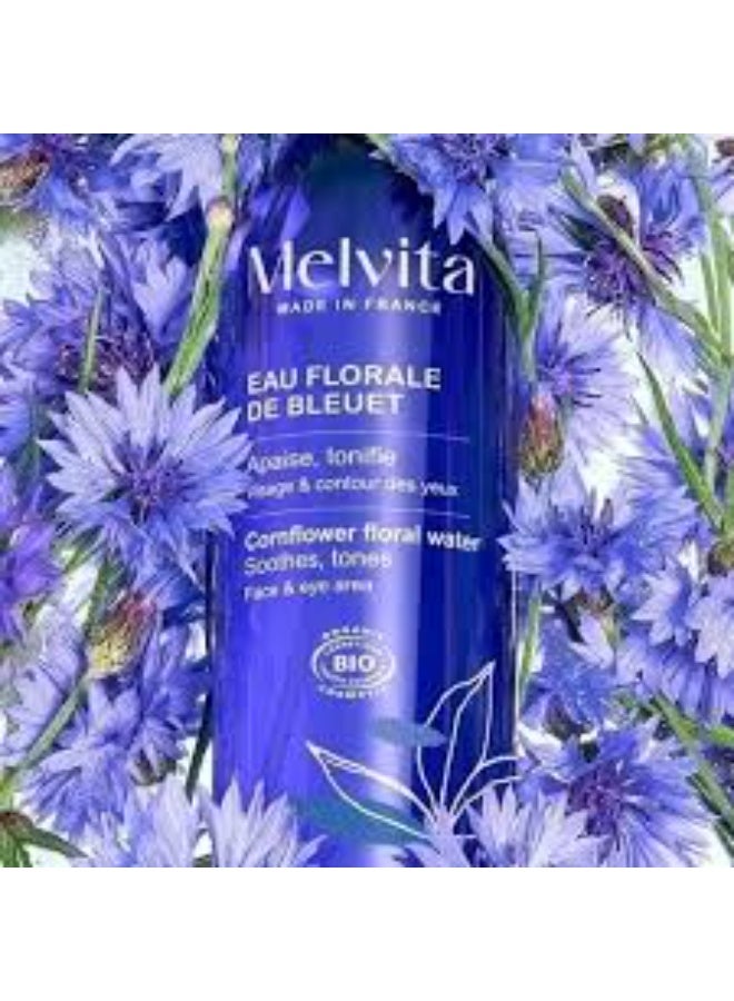 Melvita Field Cornflower Floral Water 400ml - Image 4