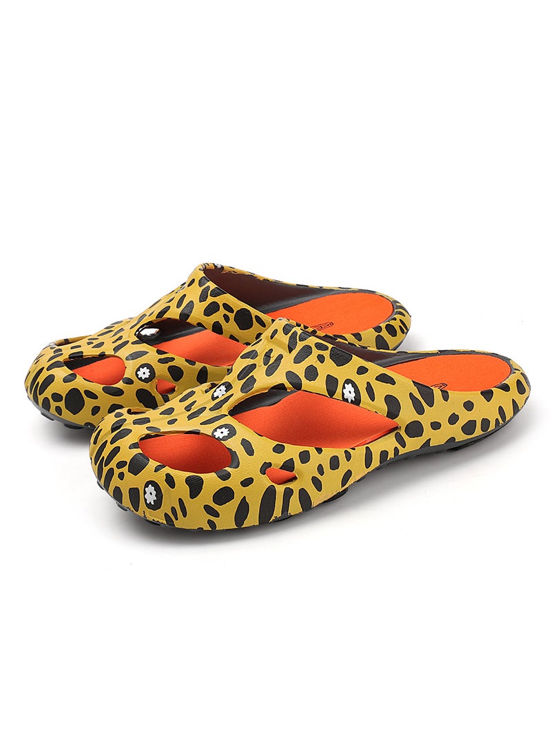 Generic Keen New Outdoor Casual Sandals Beach Couple Style Slippers Pure Stream Mens Shoes Atmos Limited Edition Special Interest Group Leopard Orange 