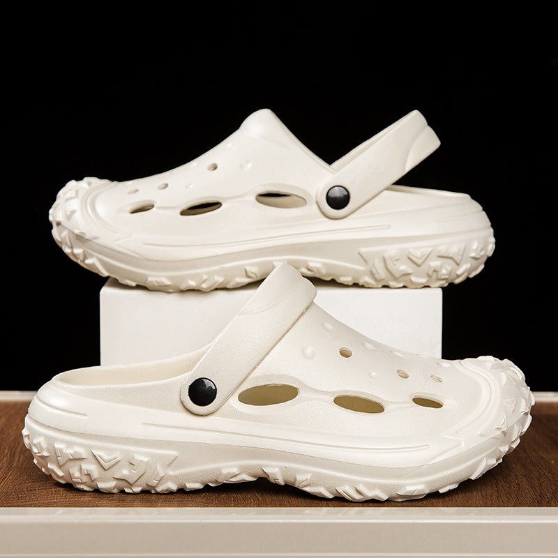 2024 Large Size Eva Croc Shoes Men'S Non-Slip Two-Wear Baotou Sandals Men'S Outdoor Beach Shoes - Image 5