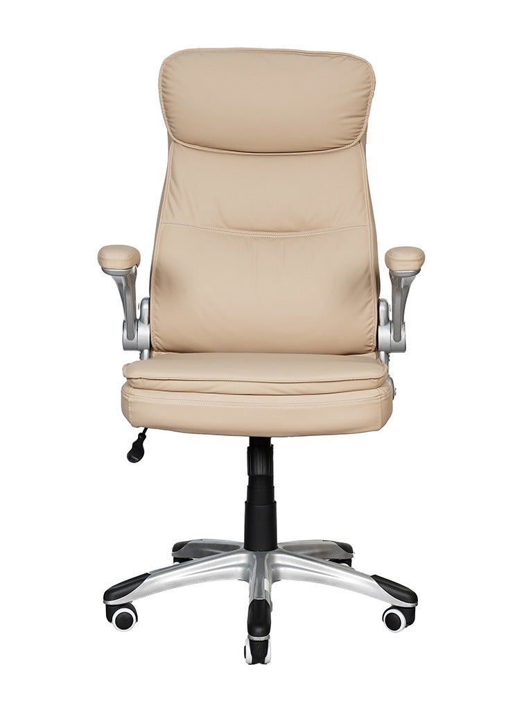 HUIMEI Huimei EQ-5180-A High Back Office Chair Beige Color  - Image 1