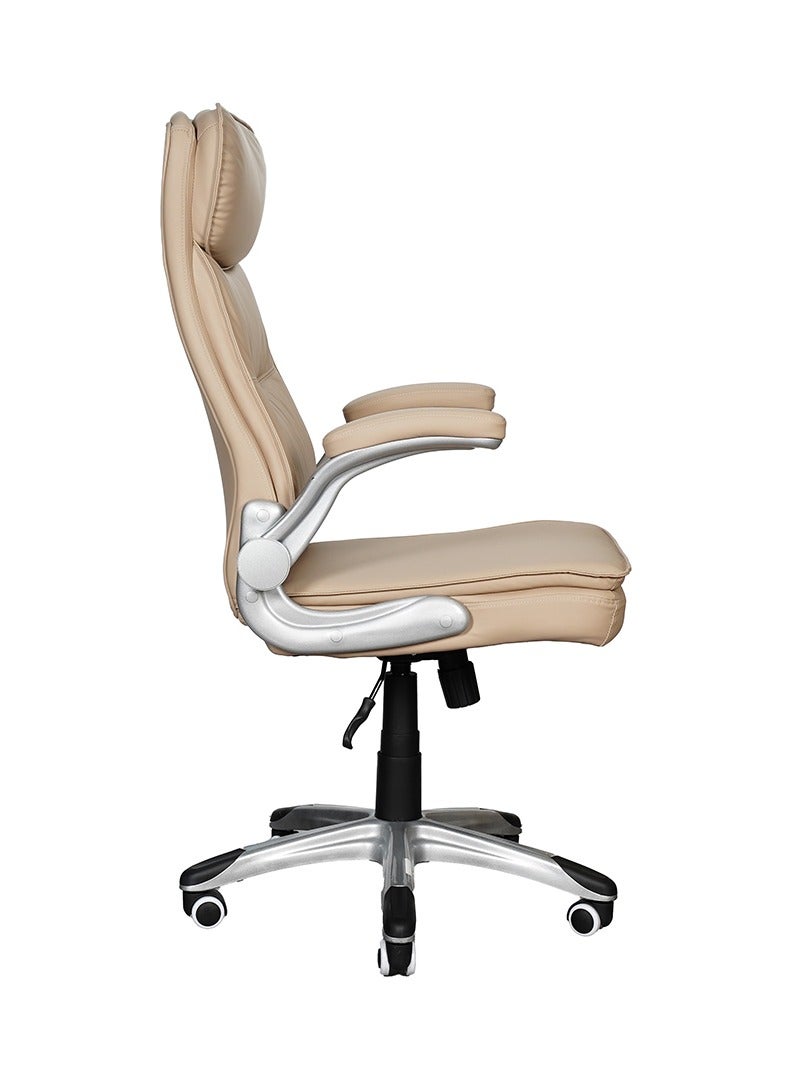 HUIMEI Huimei EQ-5180-A High Back Office Chair Beige Color  - Image 3