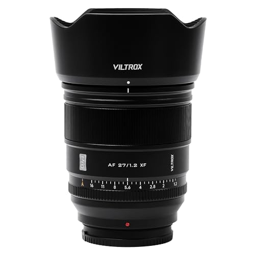 VILTROX عدسة VILTROX 27mm F1.2 برو مستوى XF فوجي بؤرة تلقائية f/1.2 فتحة كبيرة عدسة APS-C متوافقة مع كاميرات فوجي X-Mount بدون مرآة XH2S XH2 XT5 XT4 XT3 XS20 XT30 II XT200 - Image 1