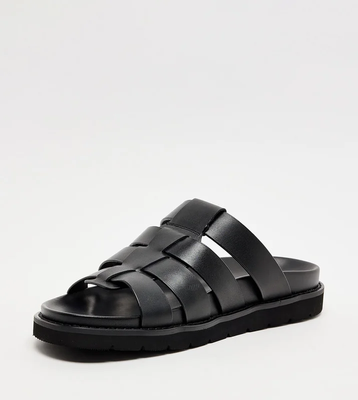 ستيف مادن Ankaraa Black Men's Casual Sandals