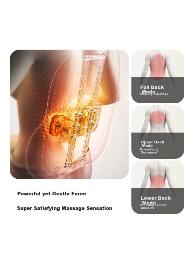 Skg Waist Massager T7-2 Deluxe Edition Lumbar Support Cushion Shoulder Neck Back Full Body Kneading Massager With Red Light Heat Therapy Waist Protector Gift For Boyfriend Girlfriend Teacher Graduate - Image 3