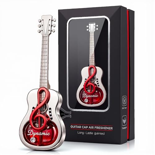 DETACHI Luxury Car Perfume Dashboard Freshener Long Lasting Fragrance Premium Guitar Design Interior Scent Accessory Gift - Image 1