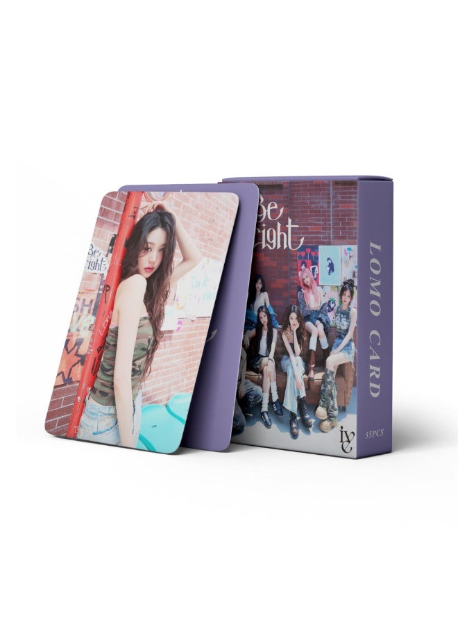 EHOME 55Pcs IVE's Third Japanese Album Be Alright Lomo Card - Image 3