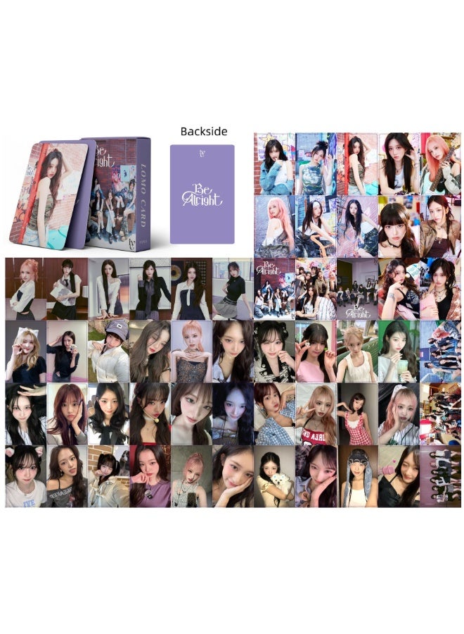 EHOME 55Pcs IVE's Third Japanese Album Be Alright Lomo Card - Image 2