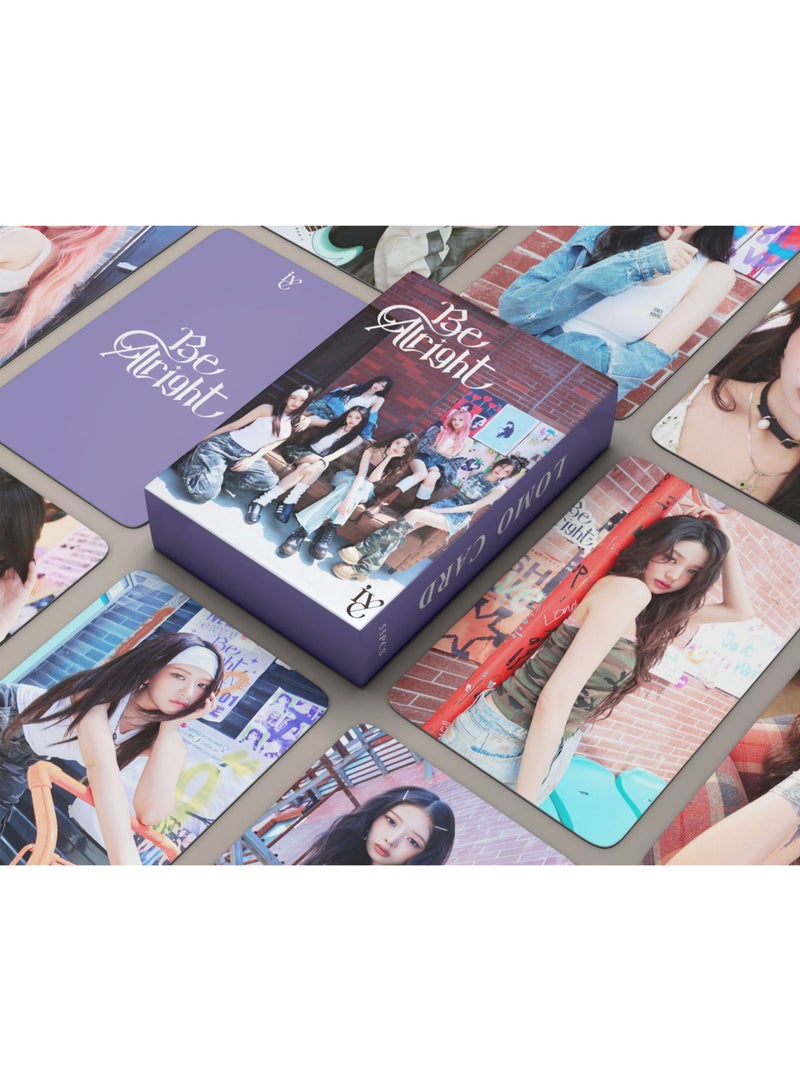 EHOME 55Pcs IVE's Third Japanese Album Be Alright Lomo Card - Image 1