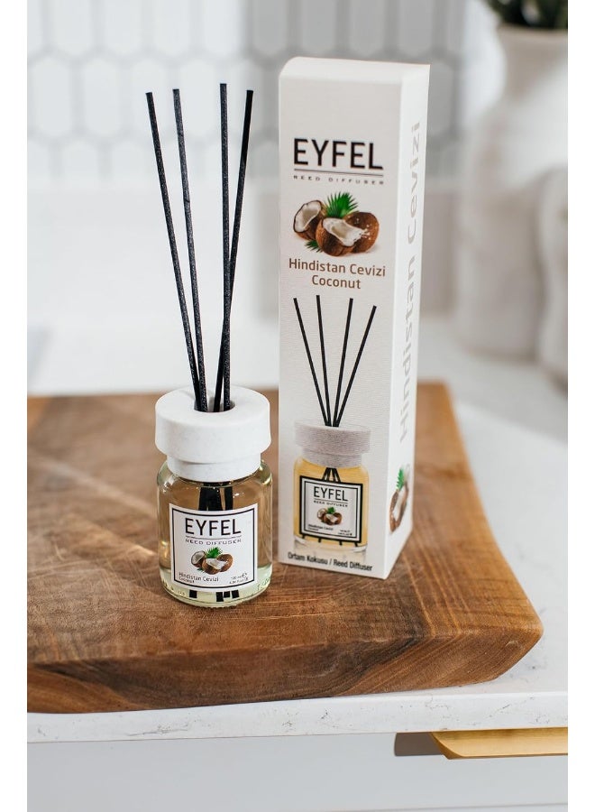 EYFEL معطرات الهواء من EYFEL - مجموعة معطرات الهواء بجوز الهند 120 مل (4.05 أونصة سائلة) - Image 4