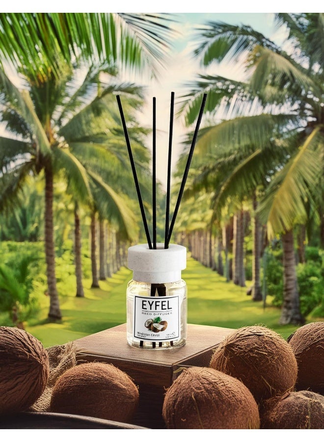 EYFEL معطرات الهواء من EYFEL - مجموعة معطرات الهواء بجوز الهند 120 مل (4.05 أونصة سائلة) - Image 2