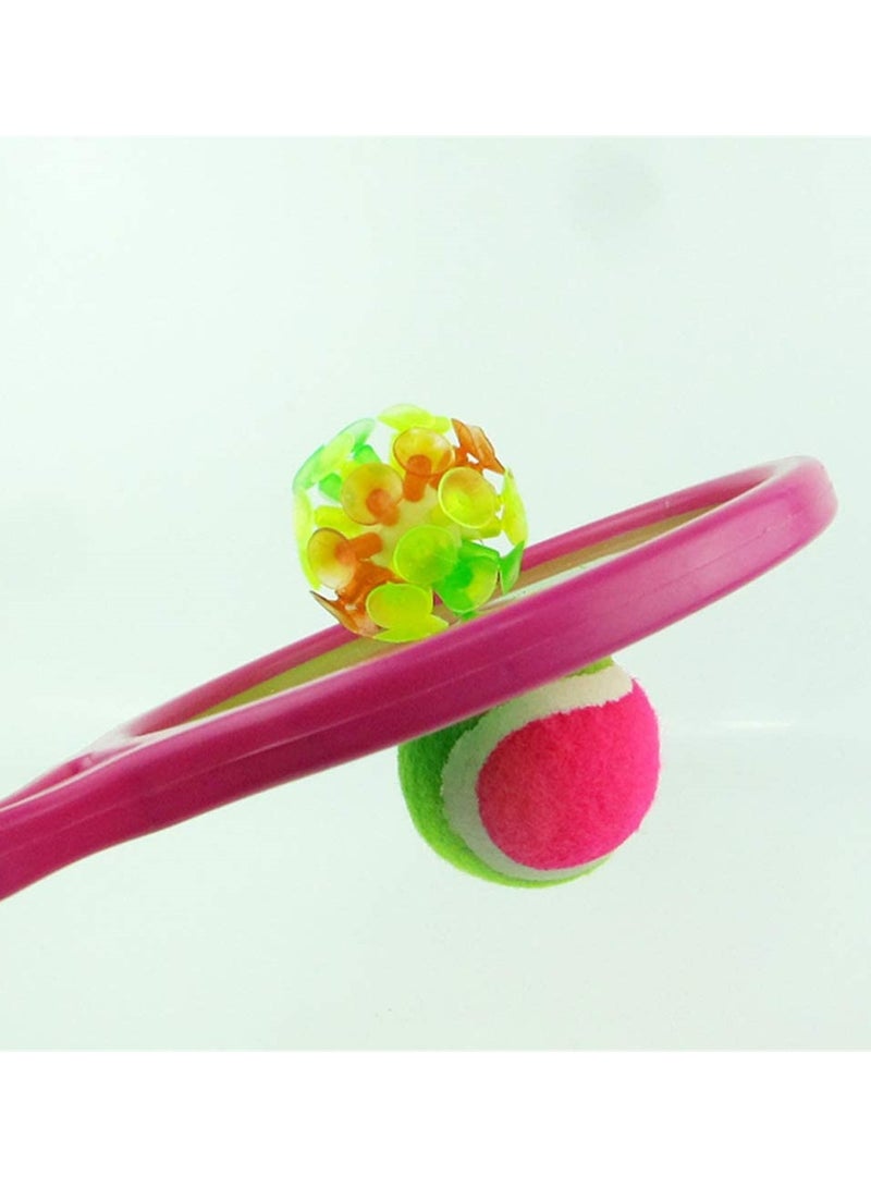 Interactive Parent-Child Dual Side Toss Catch Disc Game Set for All Ages Includes 2 Boards and 2 Balls Random Color - Image 3