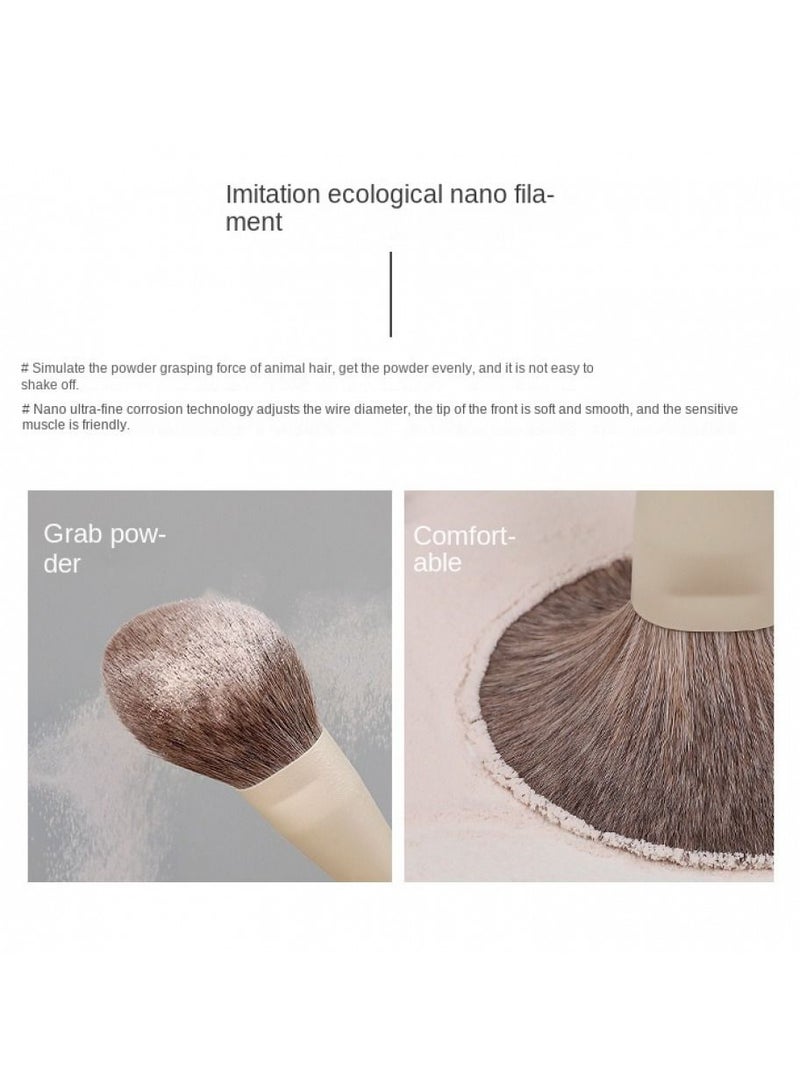 10-Piece Face And Eye Makeup Brush Multi Use Set - Image 4