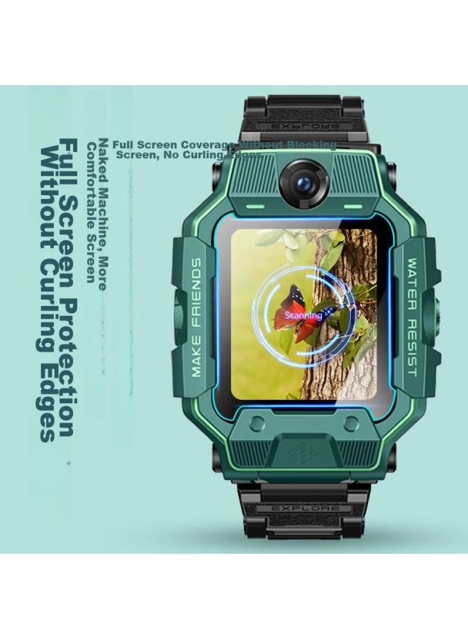 Freeson Tempered Glass Screen Protector For Xiaotiancat Children's Smartwatch Z6 (peak Edition), Hd Anti-scratch Self-adhesive Protective Film [2-pack] - Image 2