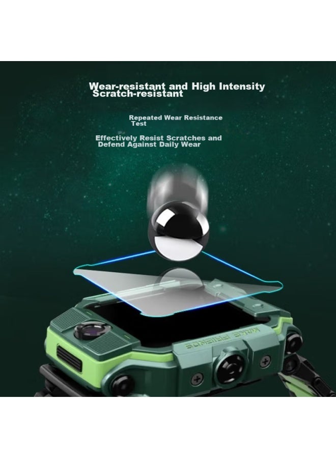 Freeson Tempered Glass Screen Protector For Xiaotiancat Children's Smartwatch Z6 (peak Edition), Hd Anti-scratch Self-adhesive Protective Film [2-pack] - Image 5