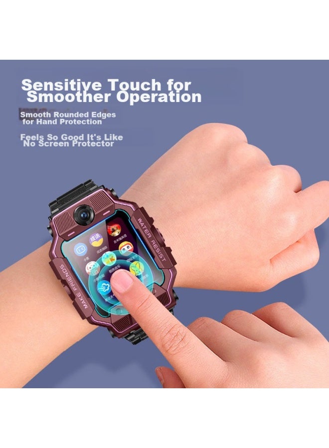 Freeson Tempered Glass Screen Protector For Xiaotiancat Children's Smartwatch Z6 (peak Edition), Hd Anti-scratch Self-adhesive Protective Film [2-pack] - Image 3