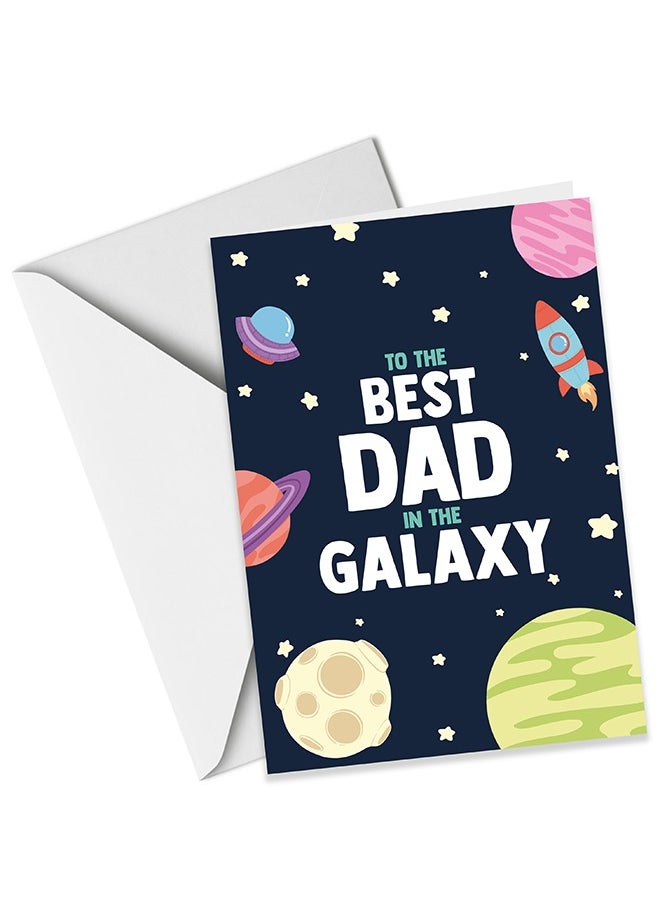Share the Love To The Best Dad In The Galaxy - Father's Day Greeting Card 