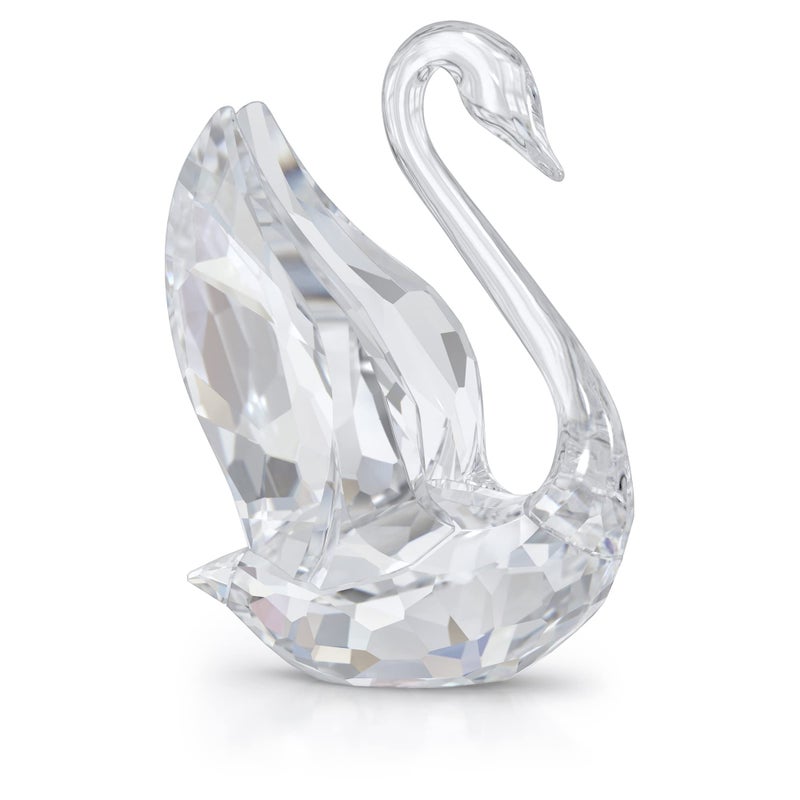 Swarovski Iconic Signum Swan Decoration Piece Small Clear Swarovski Crystals Part of The Swarovski Iconic Swan Collection