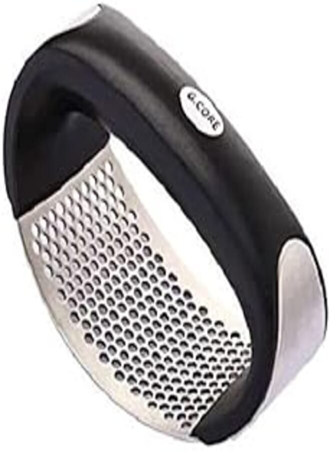 Stainless steel manual garlic presser 
