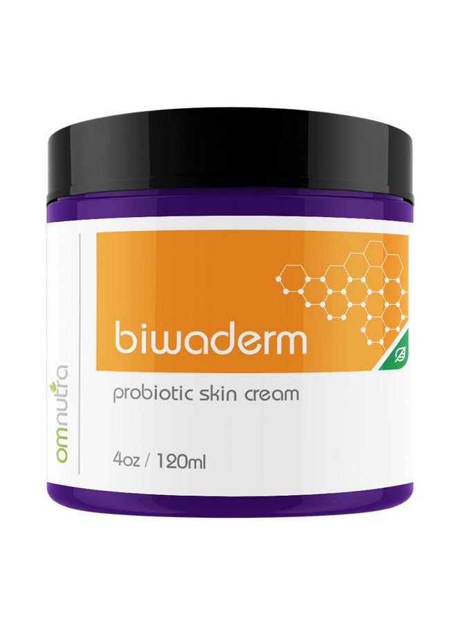 OmNutra Biwaderm Probiotic Skin Cream 4Oz Organic Based Topical Probiotics For Skin Care Eczema Treatment Psoriasis Treatment For Folliculitis Treatment Pure Aloe Vera Gel 4Oz - Image 1