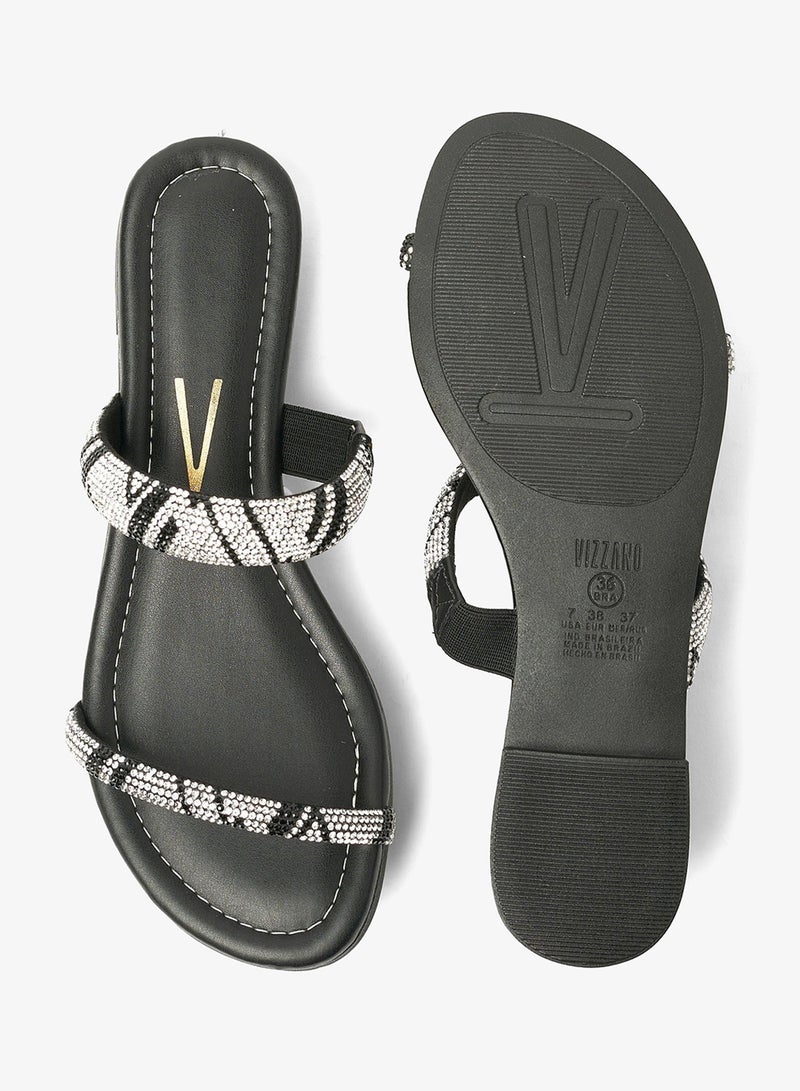 فيزانو صنادل مسطحة للنساء - صنادل مسطحة أنيقة ونعال مسطحة مريحة للسيدات - Image 5