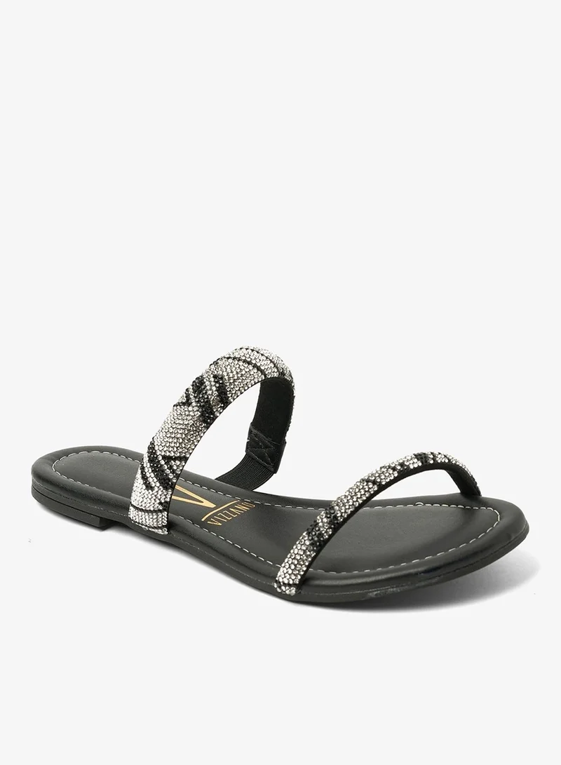 VIZZANO Flat Sandals for Women – Stylish Ladies Flat Sandals & Comfortable Flat Slippers