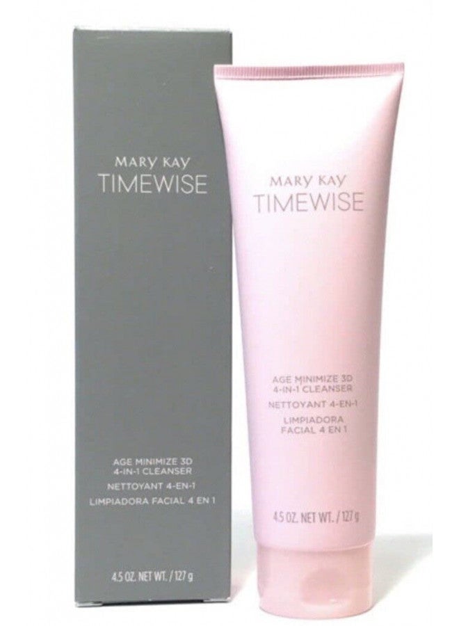 Mary Kay Mary Kay Timewise Age Minimize 3D 4-in-1 Cleanser Combination to Oily Skin (4.5 oz) (088998) - Image 3