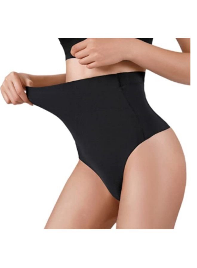 GGEROU مشدات الجسم للنساء، مشدات الخصر العالي للتحكم في البطن للنساء، أسود - Image 1