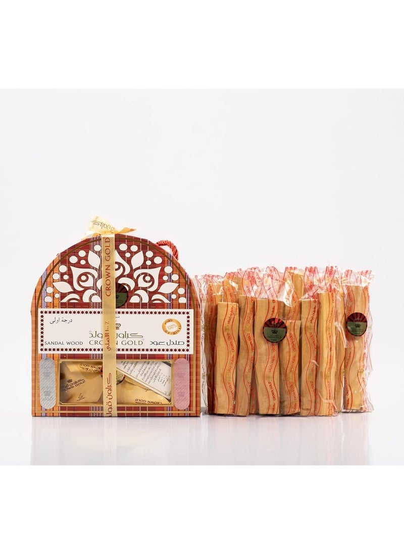 Zahrat Al Aqsa - Premium Sandalwood Sticks 100% Pure, Gift Box For Cleansing And Stress Relief Box With Ribbon - Image 1