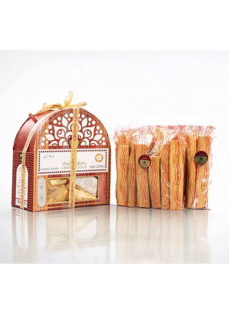 Zahrat Al Aqsa - Premium Sandalwood Sticks 100% Pure, Gift Box For Cleansing And Stress Relief Box With Ribbon - Image 1