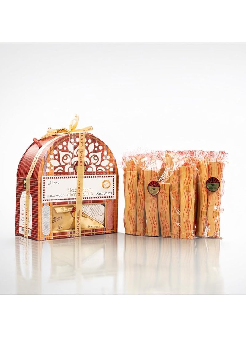 Zahrat Al Aqsa - Premium Sandalwood Sticks 100% Pure, Gift Box For Cleansing And Stress Relief Box With Ribbon - Image 1
