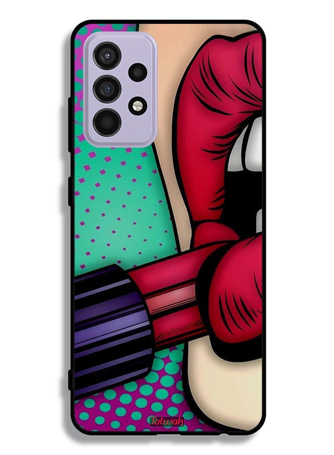 Tolwak Samsung Galaxy A52 4G Protective Case Cover Lipstick - Image 1