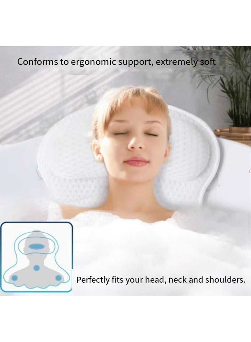 Bath Pillow Bathtub Pillows for Head Neck and Back Support  - Image 4