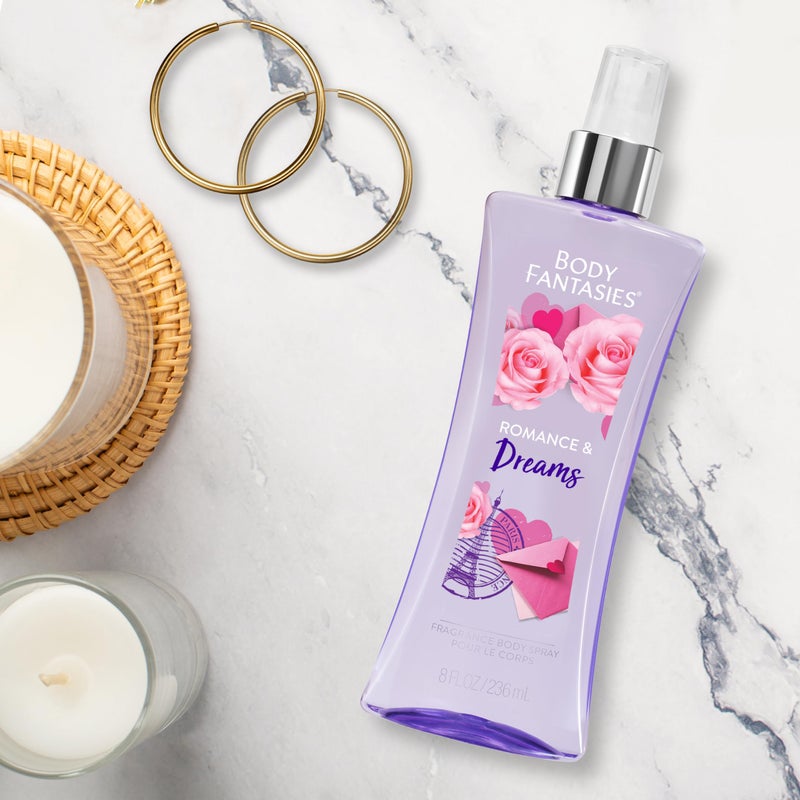 Body Fantasies Signature Fragrance Body Spray, Romance and Dreams, 8 Fluid Ounce - Image 5