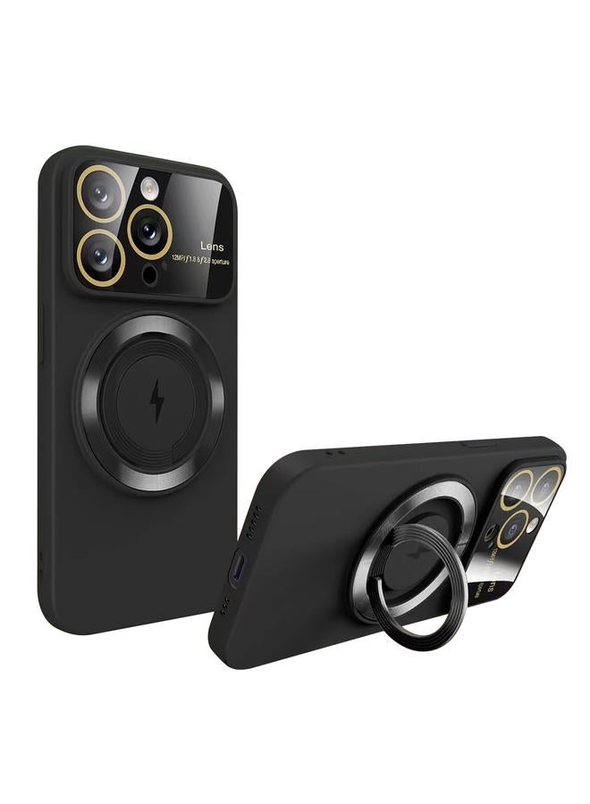 S-TOP Case For iPhone 15 Pro Max Large Window MagSafe Magnetic Holder Phone Case - Image 1