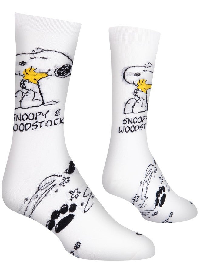 Odd Sox جوارب أود سوكس - جوارب سنوبي ووودستوك للكبار - منتجات مستوحاة من سلسلة قصص بيناتس المصورة - مقاس كبير - مزيج قطني مريح - هدية رائعة لمحبي الرسوم المتحركة الكلاسيكية - Image 3