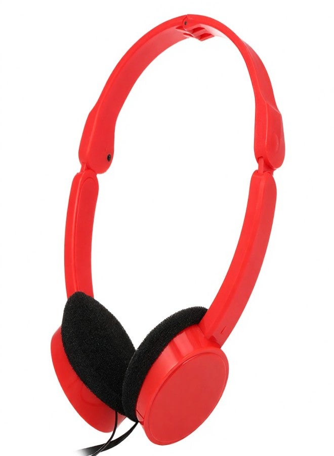 KUBITE T-111 3.5mm Wired Over-ear Headphones Foldable Sports Headset Portable Music Gaming Earphones w/ Microphone for Kids MP4 MP3 Smartphones Laptop Tablet PC - Image 1