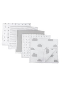 Moro Moro Rectangular Muslin Burp Towel – 100% Organic Cotton, Ultra-Absorbent & Breathable  - Image 1