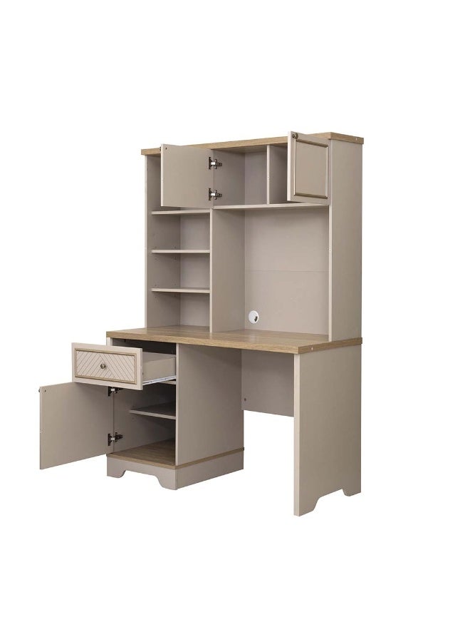 ROYAL FURNITURE Riverina Study Desk – Grey and Oak for Home Office - Image 3