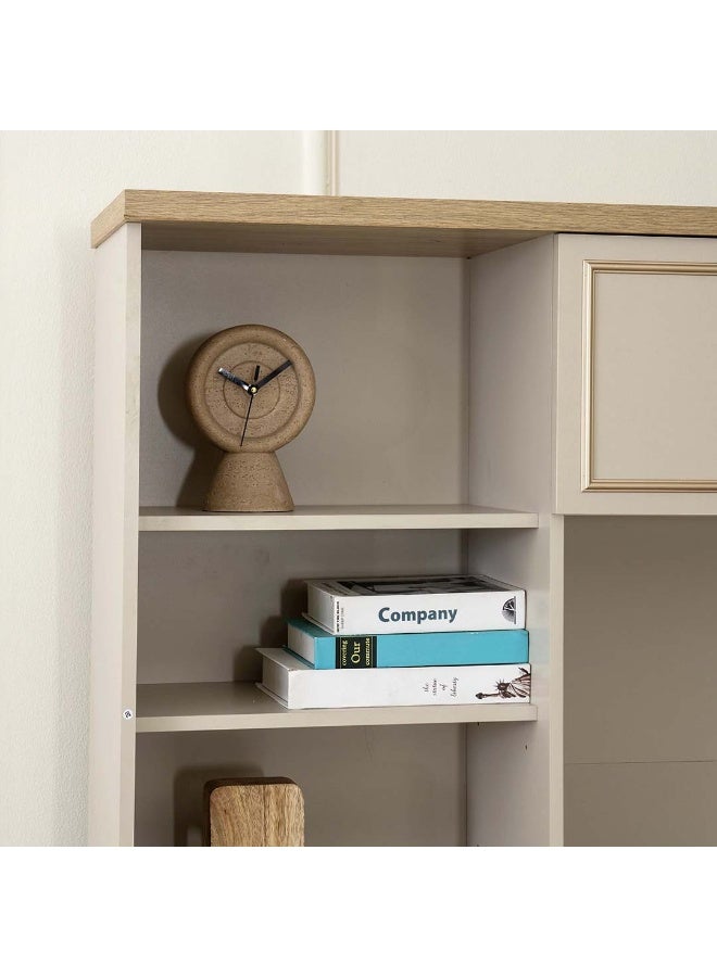 ROYAL FURNITURE Riverina Study Desk – Grey and Oak for Home Office - Image 4