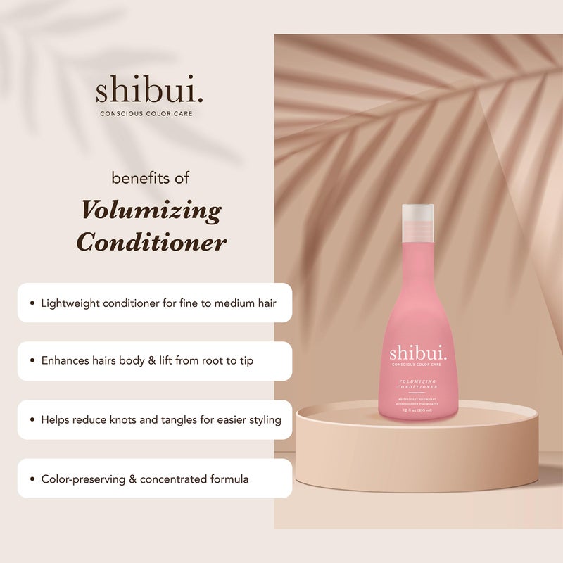 Shibui Volumizing Conditioner, Weightless Moisture, Adds Body and Shine with Raspberry Seed Oil and Quinoa for Thin or Fine Hair, Color-Safe, 33.8 Fl Oz - Image 2