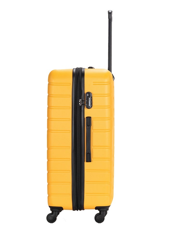 ستارجولد 4 عبوات من عربة أمتعة مقفلة ذات رقم دوار للجانب الصلب - Image 4