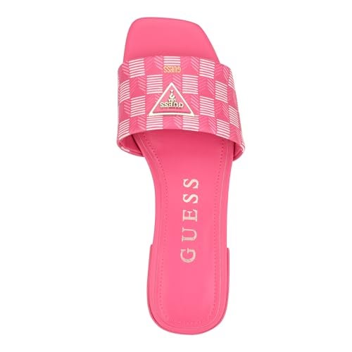 GUESS صندل مسطح للنساء من غيس، وردي فوشيا 660، 6 - Image 2