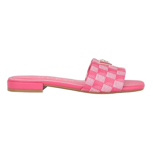 GUESS صندل مسطح للنساء من غيس، وردي فوشيا 660، 6 - Image 5