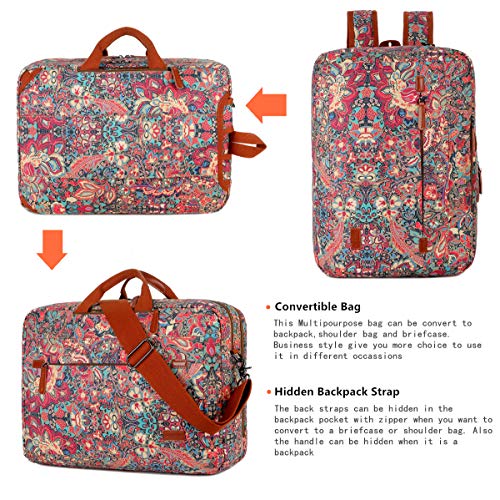 Baosha Large Convertible Backpack 17 Inch Laptop Bag Case Briefcase Travel Outdoor backpack for Women (HS) - Image 2