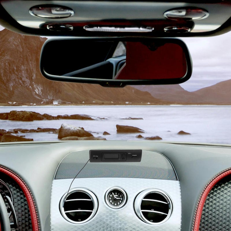 Digital Car Clock Car Digital Temperature Dashboard Clock Vehicle Digital Clock - Image 5