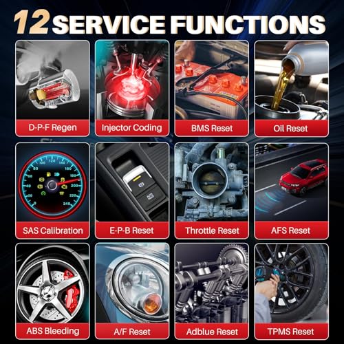 LAUNCH CRP129E V2.0 OBD2 Scanner, 2025 All Level-Up，FCA AutoAuth, 12 Reset, Oil/EPB/SAS/TPMS/BMS/Injector Coding, ABS Bleed, ABS SRS Transmission Engine Code Reader, Lifetime Free Update - Image 3