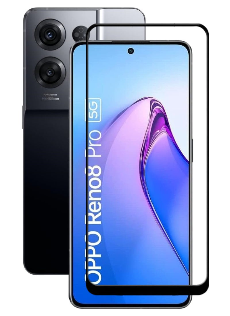 ACLIX Antistatic ESD Dustproof Premium Quality High Definition Tempered Glass Screen Protector Designed For Oppo Reno8 Pro - Image 1